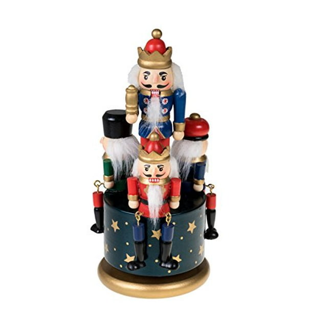 Clever Creations German 10 Inch Traditional Wooden Nutcracker Festive Christmas Décor for Shelves and Tables Clever Creations German 10 Inch Traditional Wooden Nutcracker Festive Christmas Décor for Shelves and Tables